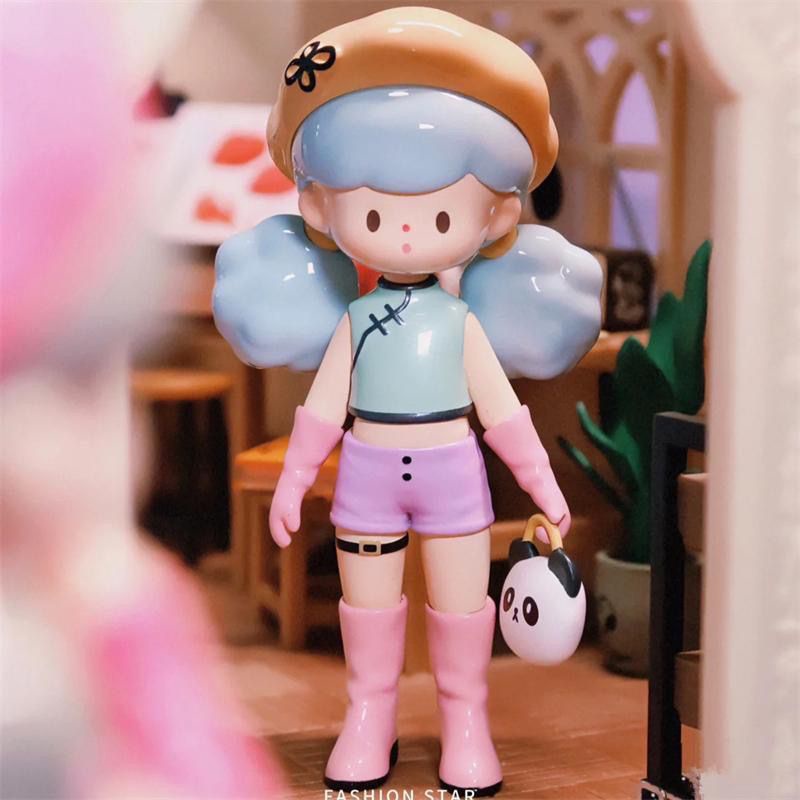 ของแท้ Popcorn Girl 5th Generation molinta Scandal Club Series Mystery กล่องรูปเครื่องประดับรถอินเทรนด์เล่นของขวัญสร้างสรรค์