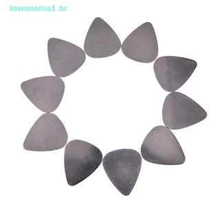 Loveoionia1 ปิ๊กกีตาร์เบสไฟฟ้า สเตนเลส 0.30 มม. 10 ชิ้น