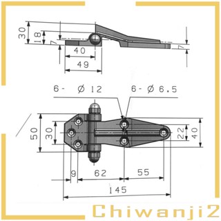 [Chiwanji2] บานพับประตูตู้เย็น สเตนเลส สําหรับตู้แช่แข็ง เครื่องครัวเชิงพาณิชย์