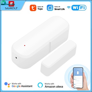 Tuya WiFi เซ็นเซอร์ประตูสมาร์ท Home Security ระบบเตือนภัยความเป็นอิสระแจ้งเตือนฉาก90dB ไซเรน APP ฟังก์ชั่นเตือนติดตั้งง่าย Home home