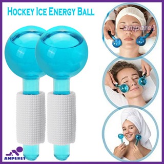 ลูกโลกใบหน้า Cooling Roller Ball สำหรับนวดหน้าความงามฮ็อกกี้น้ำแข็ง Energy Crystal Ball Water Wave Skin Care อุปกรณ์-AME1 -AME1