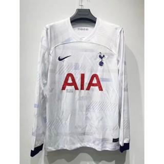 เสื้อกีฬาแขนยาว ลายทีมชาติฟุตบอล Tottenham Hotspur 2023-24 ชุดเหย้า