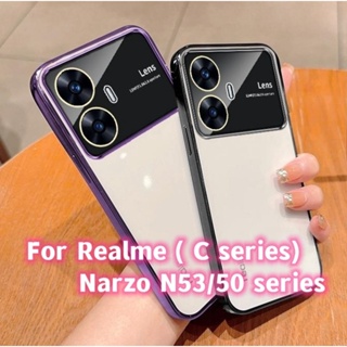 เคสซิลิโคน TPU ป้องกันเลนส์กล้อง สําหรับ Realme C53 C55 C35 C33 C31 C21Y C25Y 8 Narzo N53 Narzo 50 50A Prime 4G 5G 2023