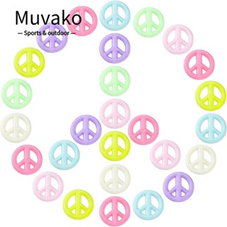 Muvako ลูกปัดอะคริลิค 16 มม. สีแคนดี้ สําหรับทําเครื่องประดับ 200 ชิ้น