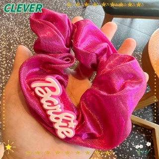 Clever ยางรัดผมหางม้า แบบยืดหยุ่น สีพื้น เครื่องประดับ สําหรับตุ๊กตาบาร์บี้