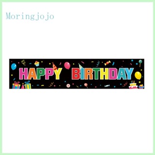 Jojo ป้ายแบนเนอร์ Happy Birthday หลากสีสัน ขนาดใหญ่ สําหรับตกแต่งบ้าน