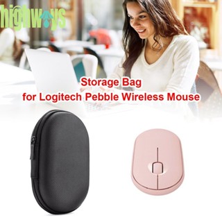 กระเป๋าเก็บเมาส์ EVA แบบพกพา ที่ทนต่อการสึกหรอ สําหรับ Logitech Pebble [highways.th]