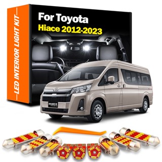 ชุดหลอดไฟ LED 10 ชิ้น สําหรับ Toyota Hiace Truck Hiace 2012-2019 2020 2021 2022 2023