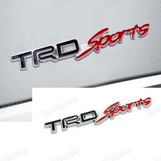 สติกเกอร์โลโก้โลหะ TRD SPORTS 3 มิติ สีดํา สําหรับ toyota camry corolla yaris vios