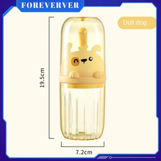 Bear กล่องเก็บแปรงสีฟัน ถ้วยใส่น้ำยาบ้วนปาก ถ้วยใส่แปรงสีฟัน Travel Wash Cup Set ที่ใส่แปรงสีฟัน Toothbrush Box Portable Brushing Cup fore