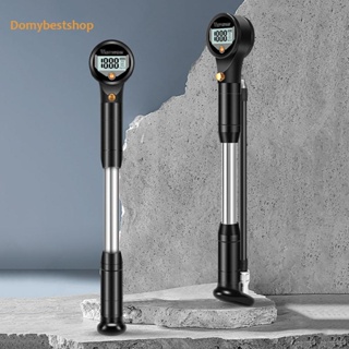 [Domybestshop.th] West BIKING ปั๊มตะเกียบหน้าจักรยาน พร้อมเกจดิจิทัล แรงดันสูง 320PSI สําหรับตะเกียบหน้า หลัง รถจักรยาน MTB