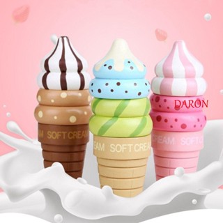 Daron ไอศกรีมจําลอง ก่อนวัยเรียน การศึกษา เด็กผู้หญิง เด็กผู้ชาย ไม้ ของขวัญสําหรับเด็ก แกล้งทําเป็นเล่น บ้าน