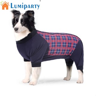 Lumiparty ชุดบอดี้สูท ป้องกันการบาดเจ็บ หลังผ่าตัด สําหรับสัตว์เลี้ยง สุนัข