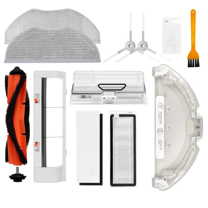 Xiaomi Robot Vacuum G1 / MJSTG1 / Mi Robot Vacuum Mop Essential อุปกรณ์เสริม, แปรงหลัก, แปรงด้านข้าง, ตัวกรอง, ผ้าถูพื้น, ถังเก็บน้ำ, กล่องฝุ่น, ฝาครอบแปรง, แผ่นซับ