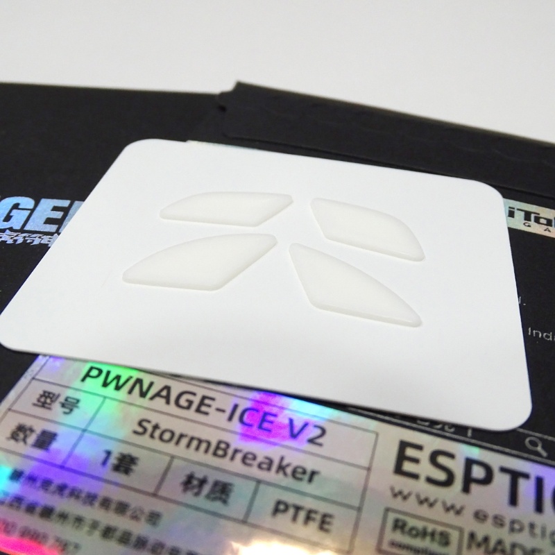 Niki 1Pack Ice V2 รุ่น Esptiger Gaming Mouse Feet สติกเกอร์เมาส์ Glide Curve Edge Replacement สําหรั