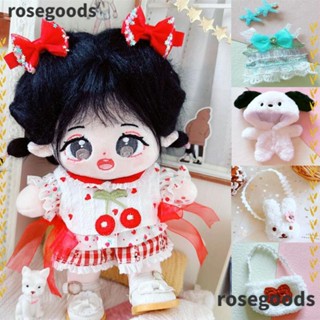 Rosegoods1 ที่คาดผม ผ้าฝ้าย 20 ซม. ลายดาวน่ารัก คุณภาพสูง แฟชั่นฤดูใบไม้ผลิ ฤดูร้อน สําหรับตุ๊กตา