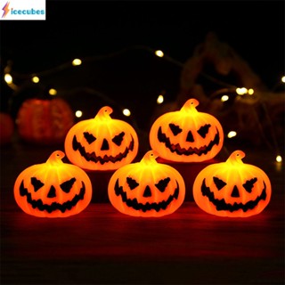 ไฟฟักทองตกแต่งฮาโลวีน Trick or Treat Ghost Halloween Ghost Hanging Party Props ICECUBE