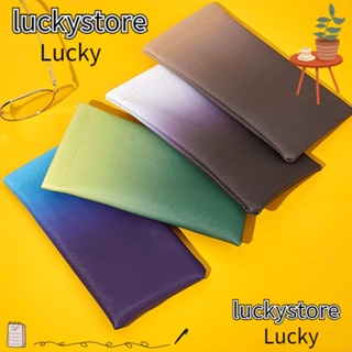 Lucky กระเป๋าใส่แว่นตากันแดด สายตาสั้น แบบนิ่ม อุปกรณ์เสริม สําหรับอ่านหนังสือ