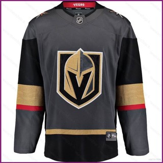 เสื้อกีฬาแขนยาว ลาย NP2 NHL Vegas Golden Knights Home Jersey Hockey พลัสไซซ์ PN2