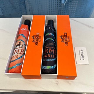 Hermes ร่มกันแดดอัตโนมัติ พับได้ กัน UV แบบพกพา ทนทาน 250