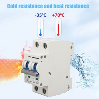 Good Work DC เบรกเกอร์ขนาดเล็ก 2P 1000V 16A DIN Rail Mount PV System Isolator Disconnect Switch Thermal Magnetic Release