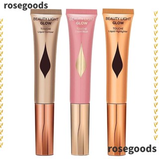 Rosegoods1 บลัชออนเนื้อลิขวิด คอนทัวร์ เนื้อแมตต์ ติดทนนาน พร้อมคุชชั่น สําหรับผู้หญิง