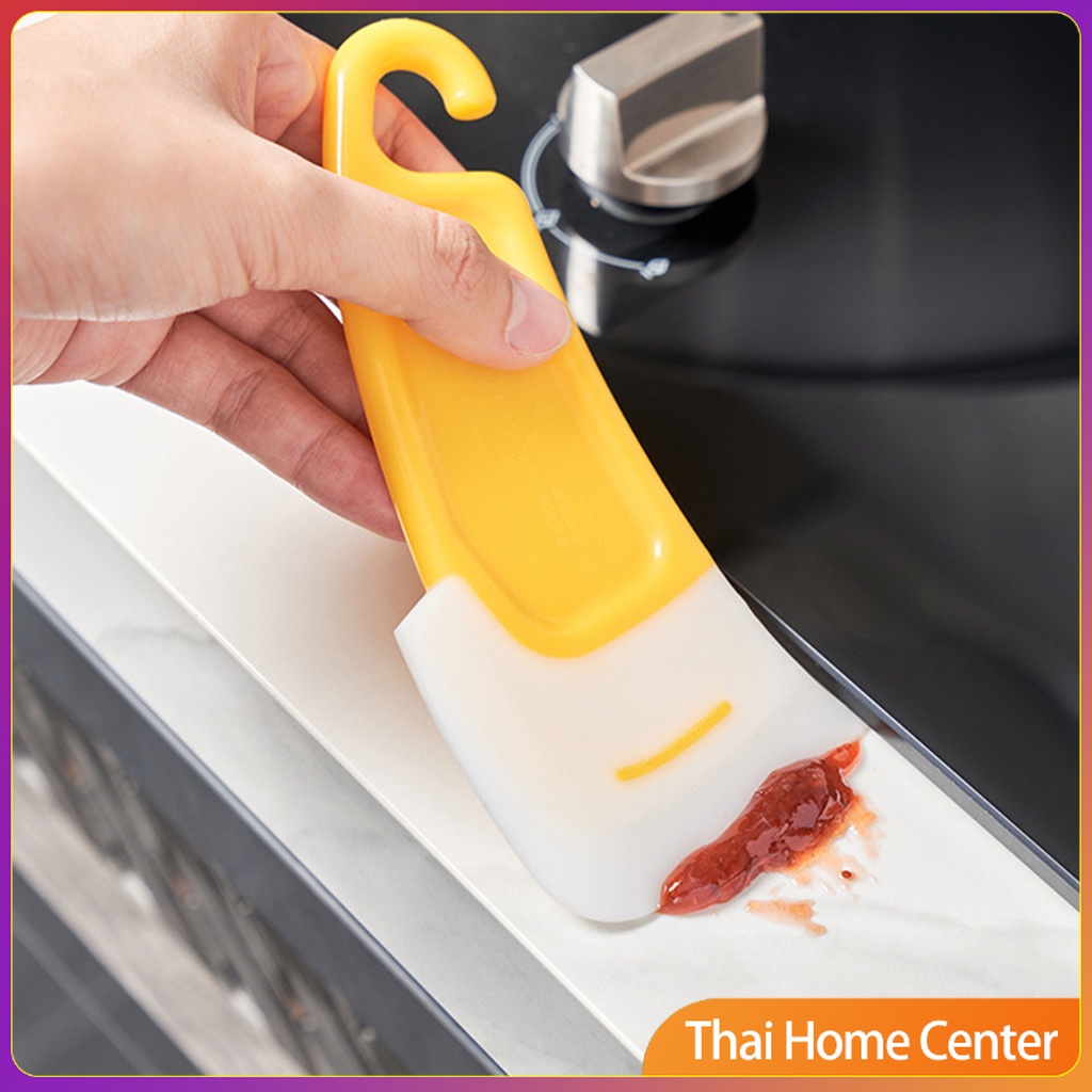 แผ่นปาด ซิลิโคนเอนกประสงค์ ทําความสะอาด ที่ขูดเค้ก ซอส ขนม เครื่องครัว Silicone scraper ราคา ถูกที่สุด ดีลบีเคเค แกลเลอรีภาพที่ 9