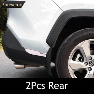 Forevergo ขอบกันชนหน้า หลัง สเตนเลส อุปกรณ์เสริม สําหรับ Toyota RAV4 RAV-4 2020-2022 P2R5 2 ชิ้น 4 ชิ้น