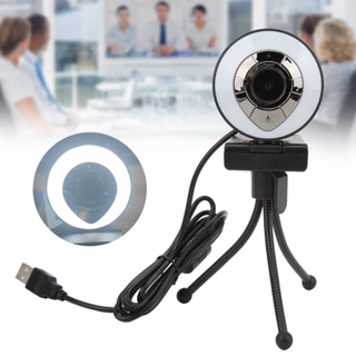  Intelligent Security เว็บแคม 1080P HD USB2.0 ออโต้โฟกัสวิดีโอที่ชัดเจนความงามเว็บแคมสำหรับเดสก์ท็อปแล็ปท็อปพีซี