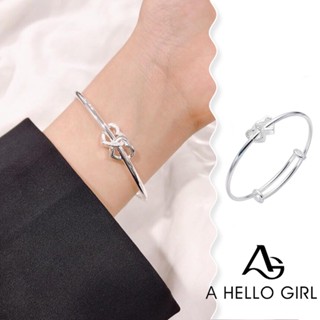 A HELLO GIRL ใหม่ สร้อยข้อมือ ความรักคู่ แฟชั่น สตรีท สร้อยข้อมือผู้หญิง