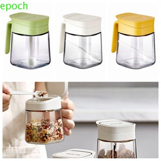 Epoch กระปุกใส่เครื่องเทศ กล่องปรุงรส แบบแก้วใส ป้องกันความชื้น