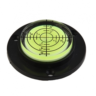 Spirit Level Black Base Bubble Equipment Integrated Mini Plastic Round