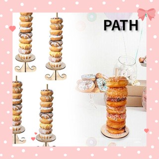 Path ขาตั้งโดนัท แบบไม้ DIY สําหรับตกแต่งงานแต่งงาน งานเลี้ยงวันเกิด