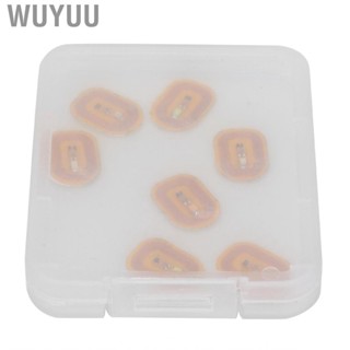 Wuyuu 7pcs NFC Lighting Nail Art  Different Colors Self Adhesive