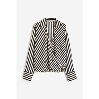 H&amp;M  Woman Wrapover satin blouse 1197180_1