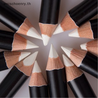 Ww ดินสอเขียนคิ้ว อายไลเนอร์ กันน้ํา สีขาว 12 ชิ้น/ล็อต TH