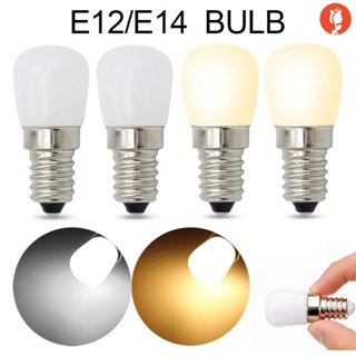 หลอดไฟ LED E12 ขนาดเล็ก แบบเปลี่ยน สําหรับตู้เย็น ห้องครัว ห้องนอน