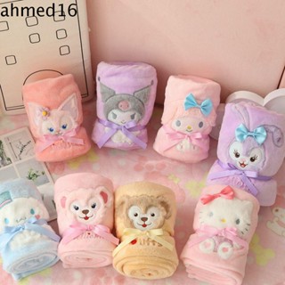 Ahmed ผ้าห่ม ผ้ากํามะหยี่ ลายการ์ตูนอนิเมะ Kuromi Cinnamoroll สําหรับเด็กทารก