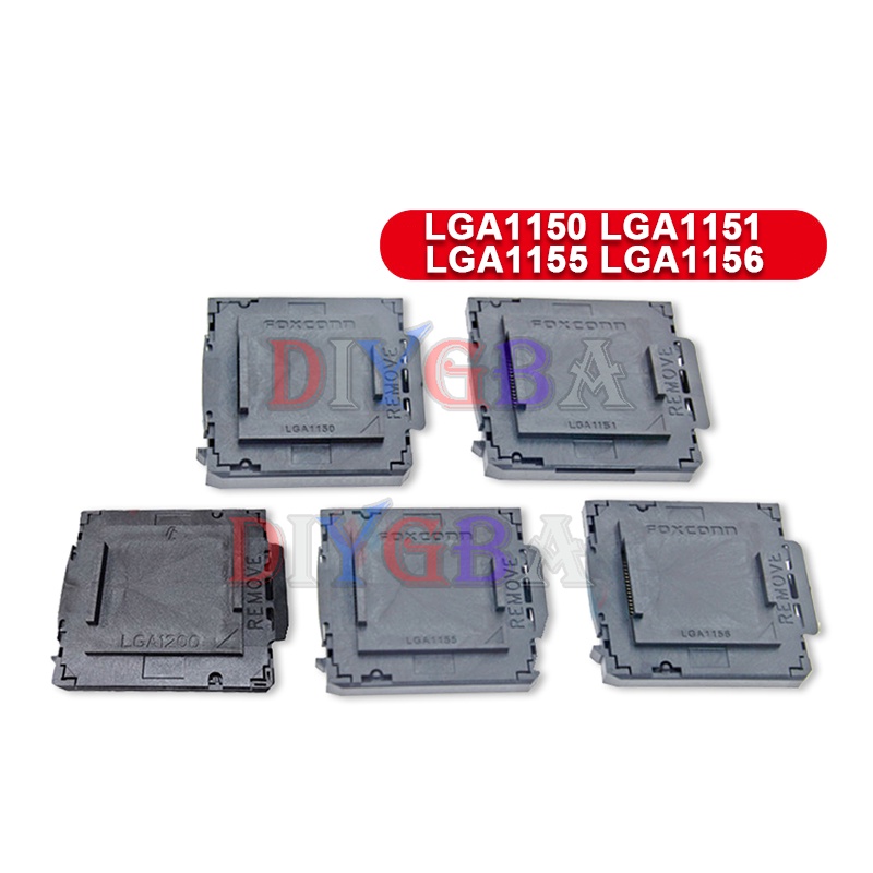 เมนบอร์ด LGA1150 LGA1151 LGA1155 LGA1156 บัดกรี BGA Cpu ซ็อกเก็ตพร้อมลูกดีบุก 1150 1151 1155 1156 เม