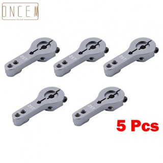 【ONCEMOREAGAIN】RC Steering Arm HSP Horn M3 1.22x0.24in 25T 5pcs Adjustable CNC Aluminum