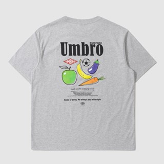 UMBRO เสื้อยืดแขนสั้นลําลอง คอกลม พิมพ์ลายผลไม้ แฟชั่นฤดูร้อน