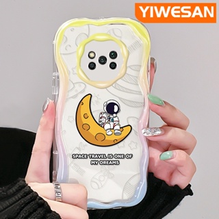 เคสโทรศัพท์มือถือแบบนิ่ม ใส กันกระแทก ลายการ์ตูนดวงจันทร์อวกาศ สําหรับ Xiaomi Poco X3 NFC Poco X3 Pro Poco X3 GT Poco X4 NFC X4 GT M3 F4