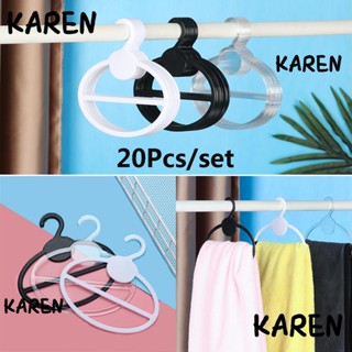 Karen ชั้นวางผ้าพันคอ อเนกประสงค์ แบบพกพา 20 ชิ้น