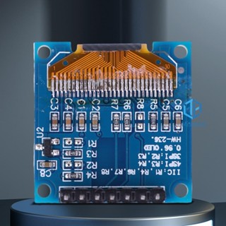 บอร์ดโมดูลหน้าจอ OLED 0.96 นิ้ว ความละเอียด 128x64 SPI/IIC LCD SSD1306 7Pin สําหรับ Arduino 51 STM32 51 STM32 [Missece.th]