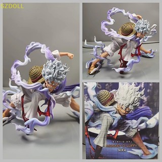 [cxSZDOLL] โมเดลฟิกเกอร์ PVC อนิเมะวันพีช Nika Luffy Gear 2th Sun God Gk สําหรับตกแต่ง