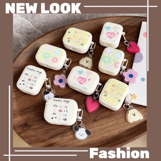 เคสหูฟังบลูทูธไร้สาย ซิลิโคนนิ่ม พร้อมจี้ห้อย เรียบง่าย สําหรับ Airpods pro 1 2 3 pro2