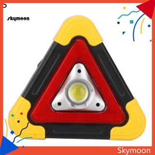 Skym* โคมไฟ LED ทรงสามเหลี่ยม พลังงานแสงอาทิตย์ ชาร์จไฟได้ อเนกประสงค์ สําหรับรถยนต์