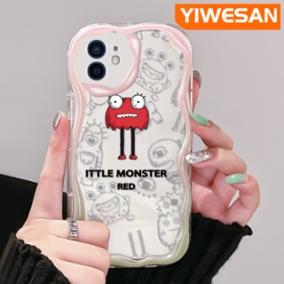 เคสโทรศัพท์มือถือแบบนิ่ม ใส กันกระแทก ลายการ์ตูนลิตเติ้ลมอนสเตอร์ สีสันสดใส สําหรับ iPhone 12 12 Pro 12 Mini 12 Pro Max