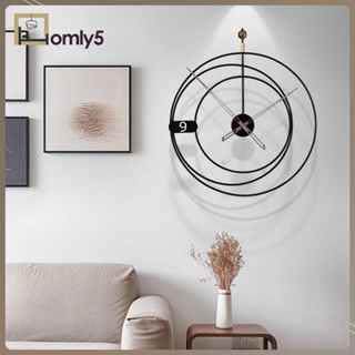 [Homyl5] นาฬิกาแขวนผนัง สไตล์โมเดิร์น หรูหรา สําหรับตกแต่งบ้าน สํานักงาน ห้องนั่งเล่น โรงแรม