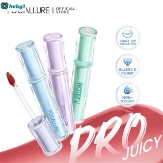 Focallure Jelly Water Light Lip Glaze ลิปกลอสใส ลิปกลอสให้ความชุ่มชื้น Non-stick Cup Lip Glaze Moisturizing And Lasting Mirror Lip Glaze heby1